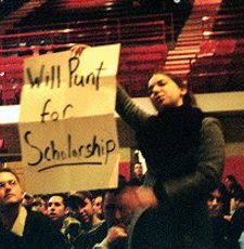 Rutgers 1000 Anti-sports Protest