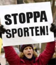 Swedish Anti-sports Protest